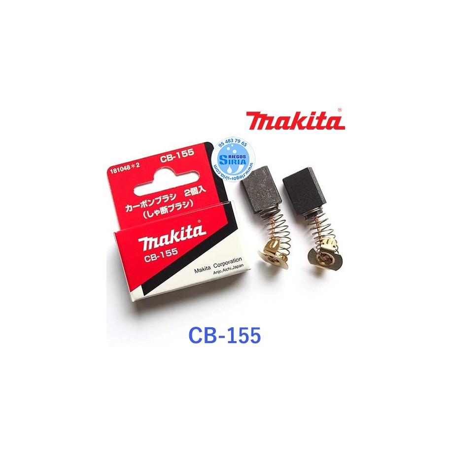 Juego de Escobillas Original Makita CB-155 181048-2