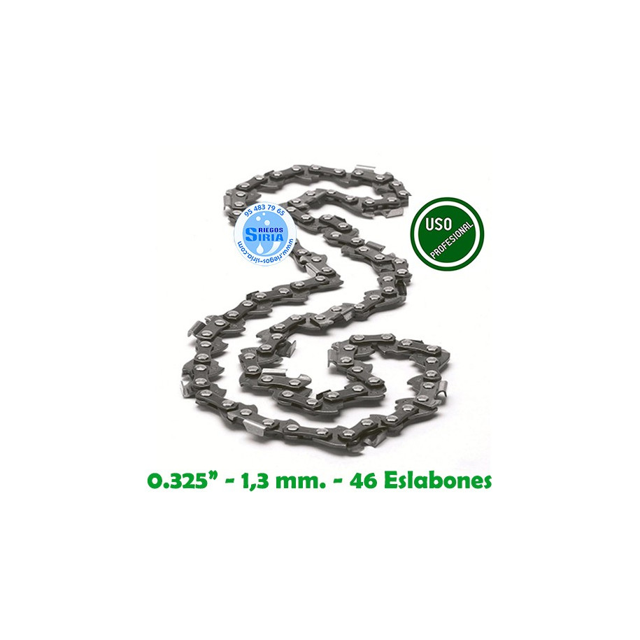 Cadena Motosierra 0.325" 1,3 mm. 46 Eslabones 120318