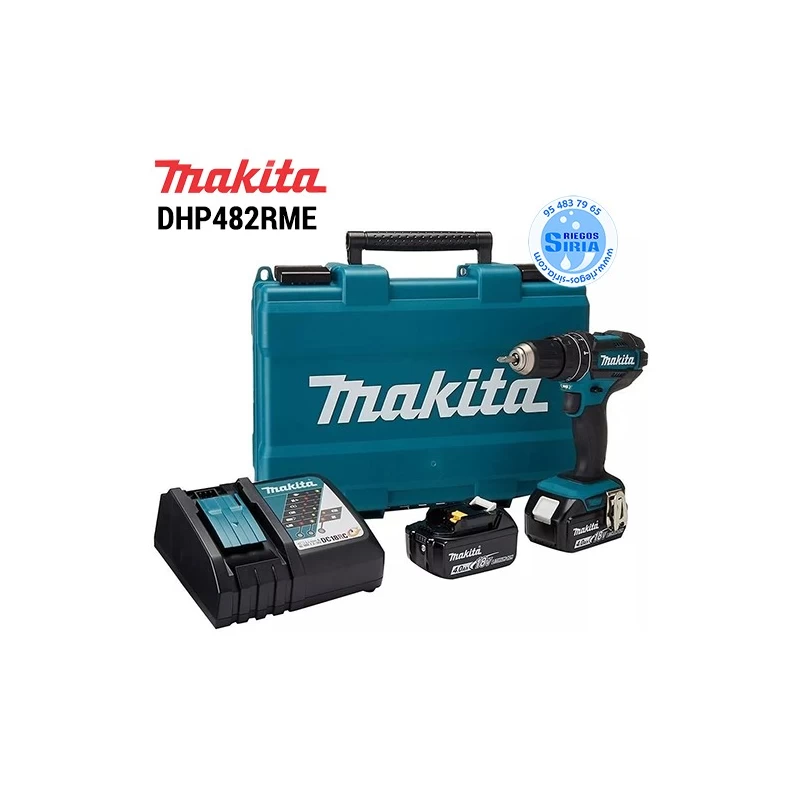 Makita DHP482 - Taladro combinado 18V Litio-ion LXT 13mm