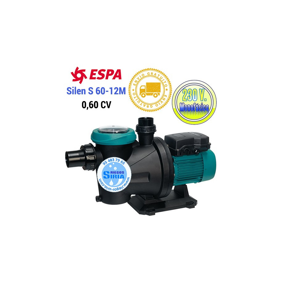 Bomba Autoaspirante Piscina Espa Silen S 60 12 M 203147