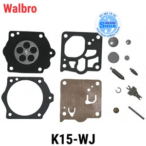 Kit Membranas Carburador compatible Walbro K15 WJ 020603