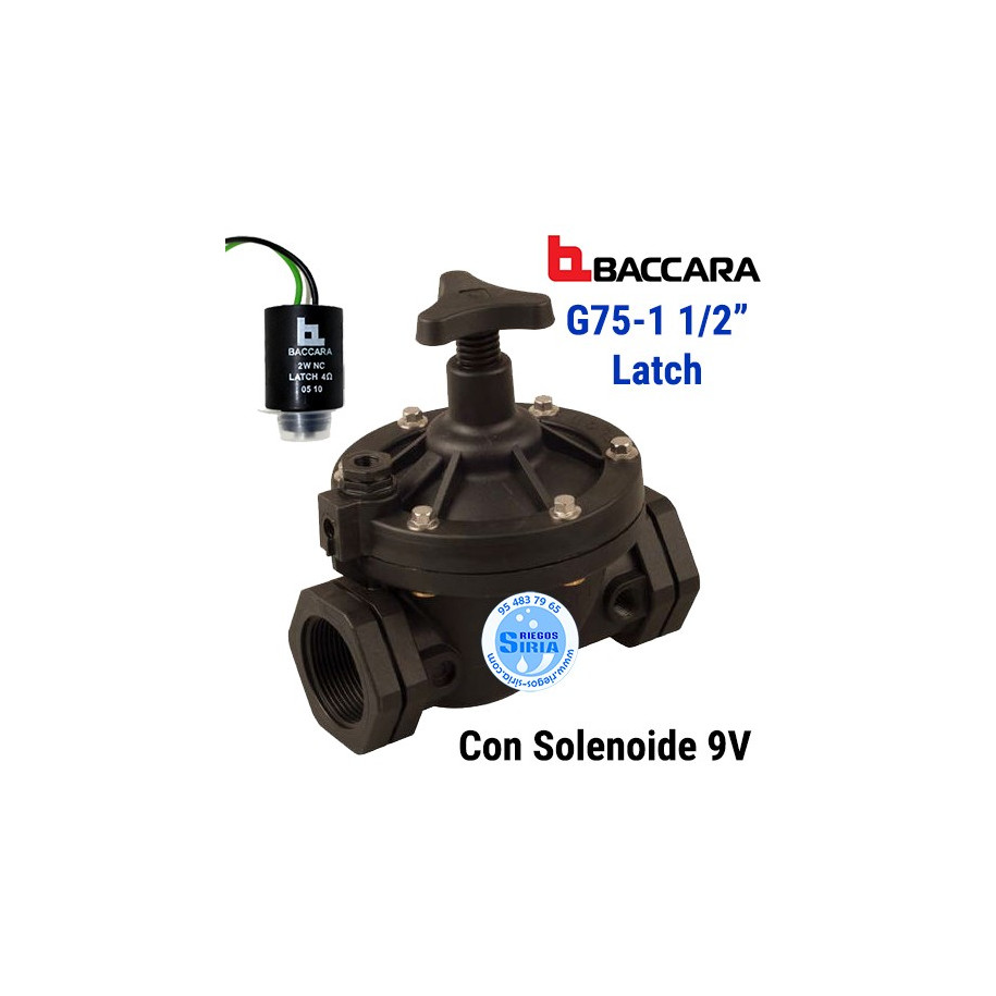 Electroválvula Baccara 9V 1 1/2" G759V112