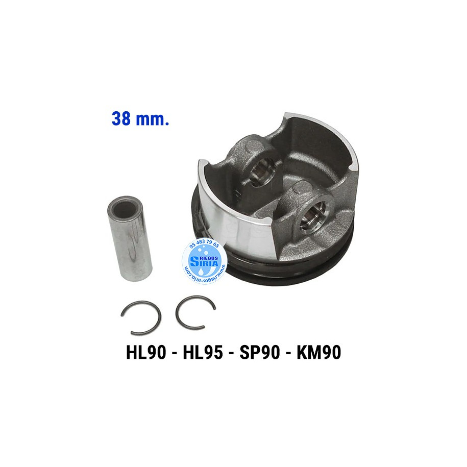 Pistón Completo compatible HL90 HL95 SP90 KM90 38mm 021563