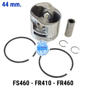 Pistón Completo compatible FS460 FR410 FR460 44 mm. 021568