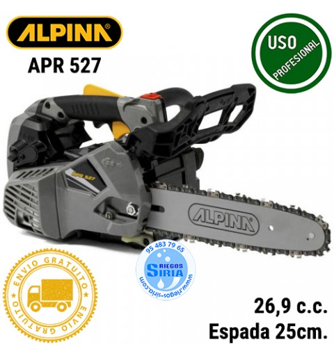 ⇒ Comprar Motosierra poda gasolina 26.9 cc espada de 25 cm alpina ▷ Más de  200 tiendas ✔️