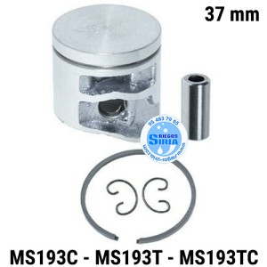 Pistón Completo compatible MS193 MS193T 37 mm 021218