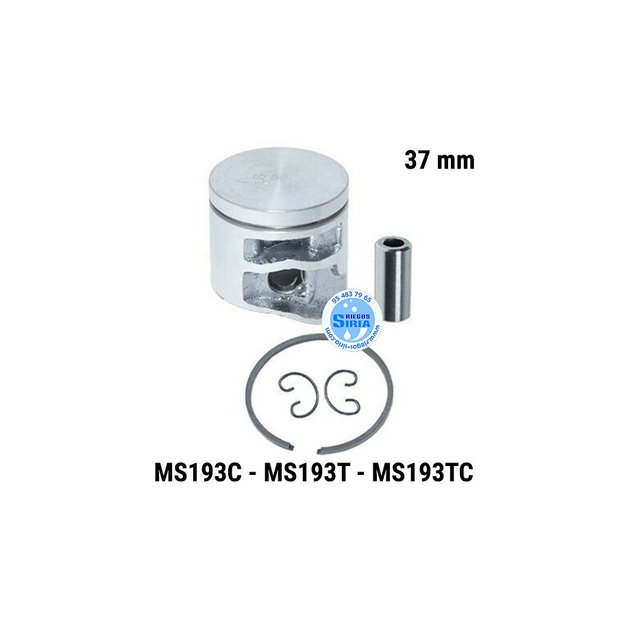 Pistón Completo compatible MS193 MS193T 37 mm 021218