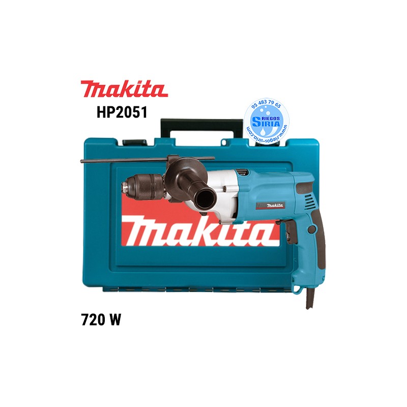 Taladro percutor a batería Makita DHP458RTJ18v con 2 baterías de