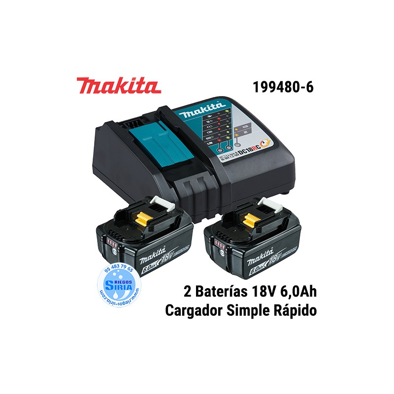 Cargador Simple Rapido Original Bateria Makita 18v