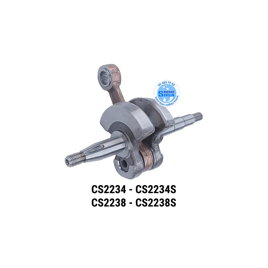 Cigüeñal compatible CS2234 CS2234S CS2238 CS2238S 030909