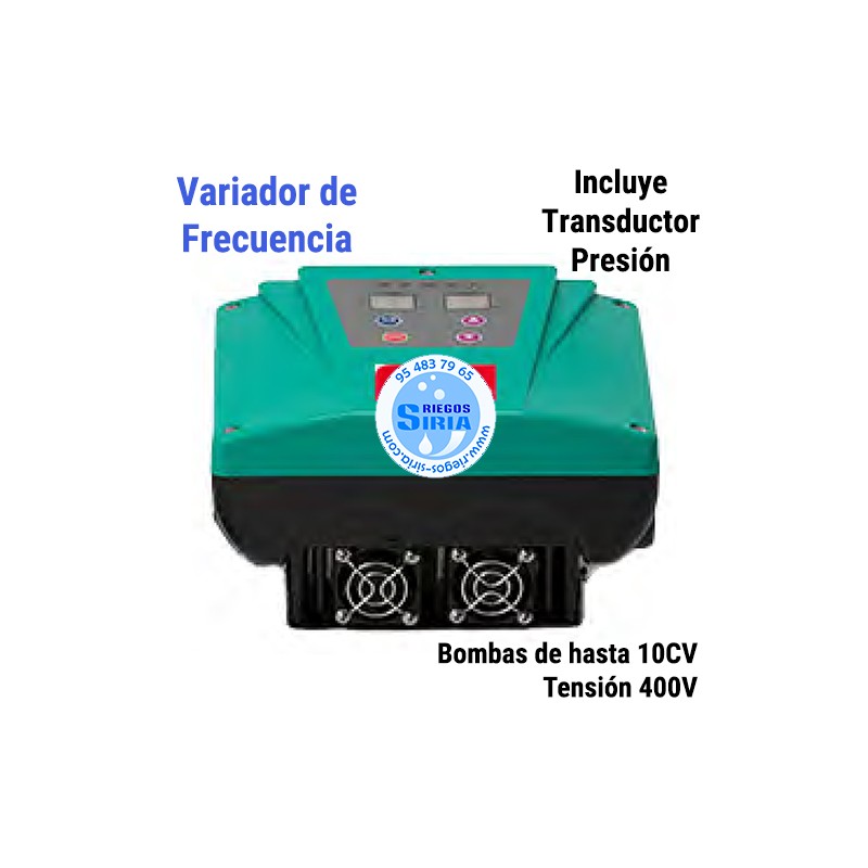 VARIADOR de FRECUENCIA Bombas hasta 10CV 380V