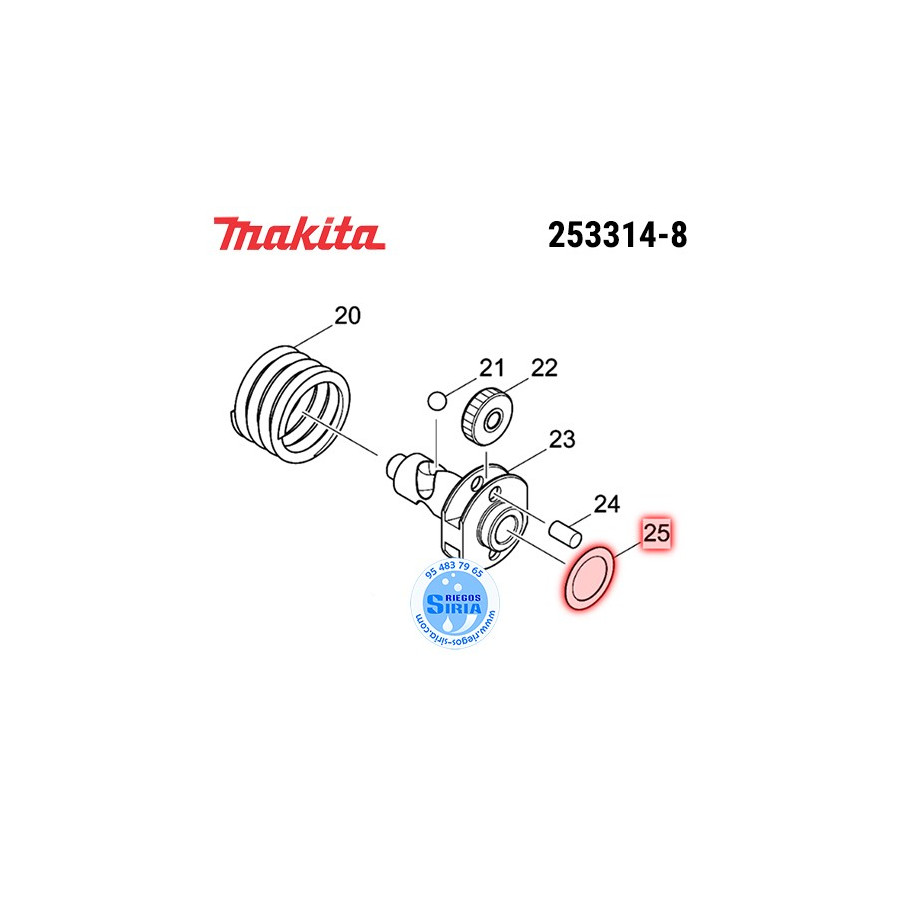 Arandela 15 Original Makita 253314-8 253314-8