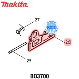 Pinza Lija Original Makita BO3700 344831-0