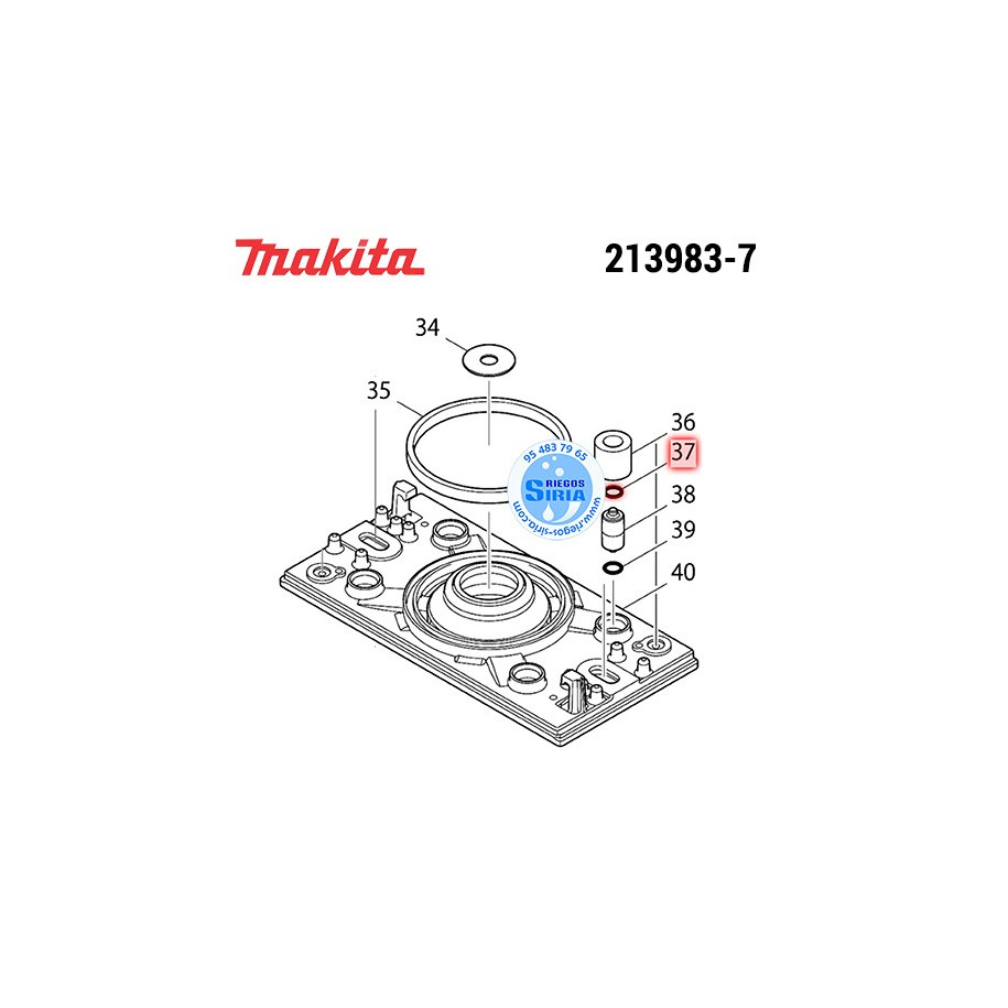 Junta Tórica 4 Original Makita 213983-7 213983-7