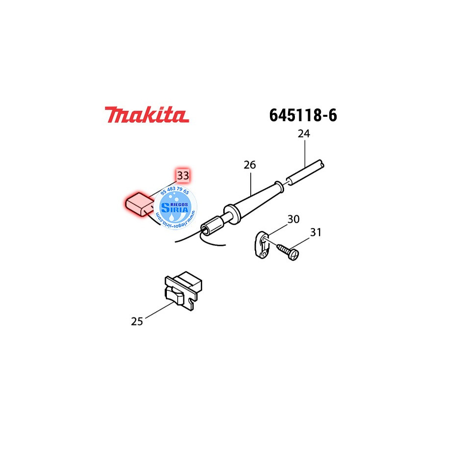 Condensador 0,1UF Original Makita 645118-6 645118-6