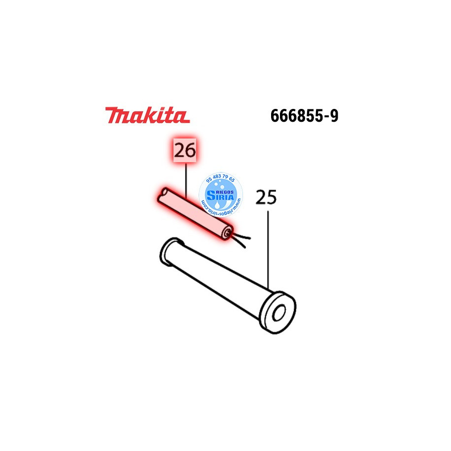 Cable Alimentación BO4901 Original Makita 666855-9 666855-9