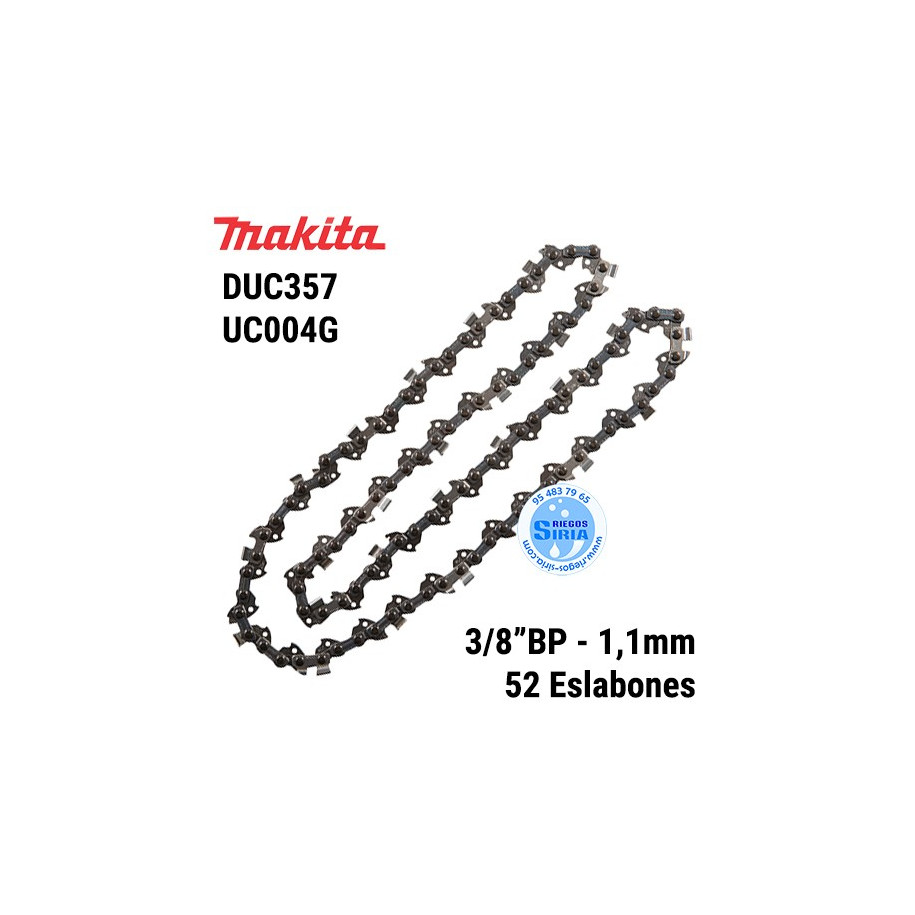 Cadena Original 3/8"BP 1,1mm 90PX 52 Eslabones DUC357 UC004G 120625