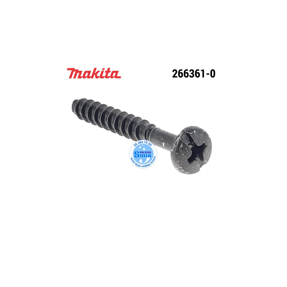 Tornillo M4x30 para 9554NB Original Makita 266361-0 266361-0