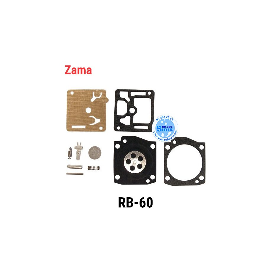 Kit Reparación Carburador compatible Zama RB60 020825