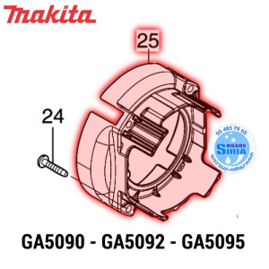 Placa Deflector A Original Makita GA5090 GA5092 GA5095 413C07-9