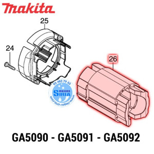 Campo 220-240V Original Makita GA5090 GA5091 GA5092 621968-3