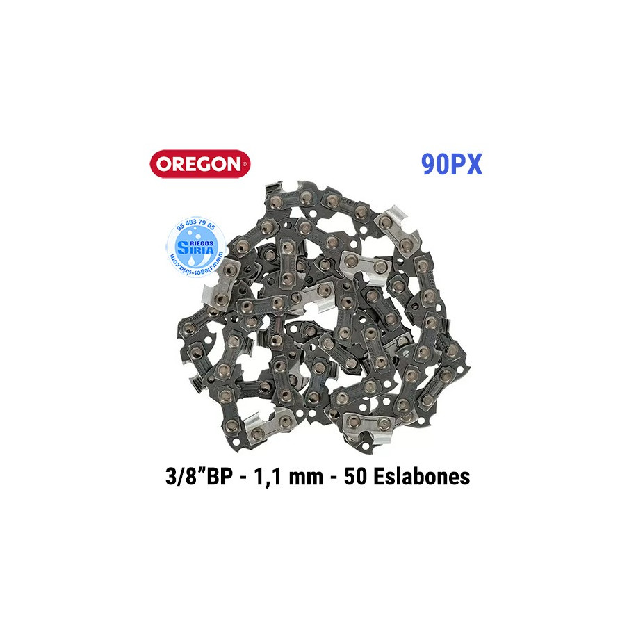 Cadena Oregon 90PX 3/8"BP 1,1mm 50 Eslabones 120638