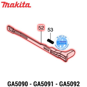 Palanca del Interruptor Original Makita GA5090 GA5091 GA5092 413C03-7