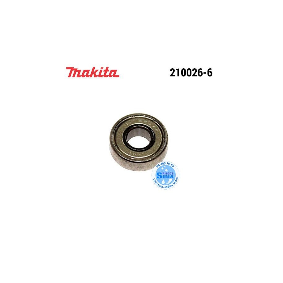 Rodamiento 696ZZ Original Makita 210026-6 210026-6