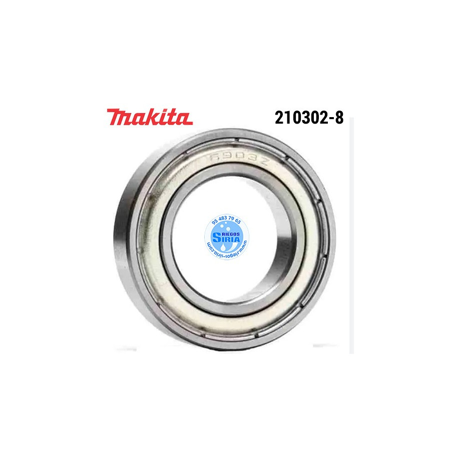 Rodamiento 6903ZZ Original Makita 210302-8 210302-8