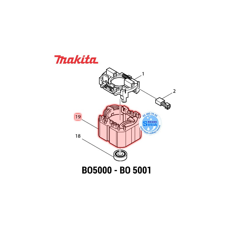 Estator 220V Original BO5000 BO5001 633193-4