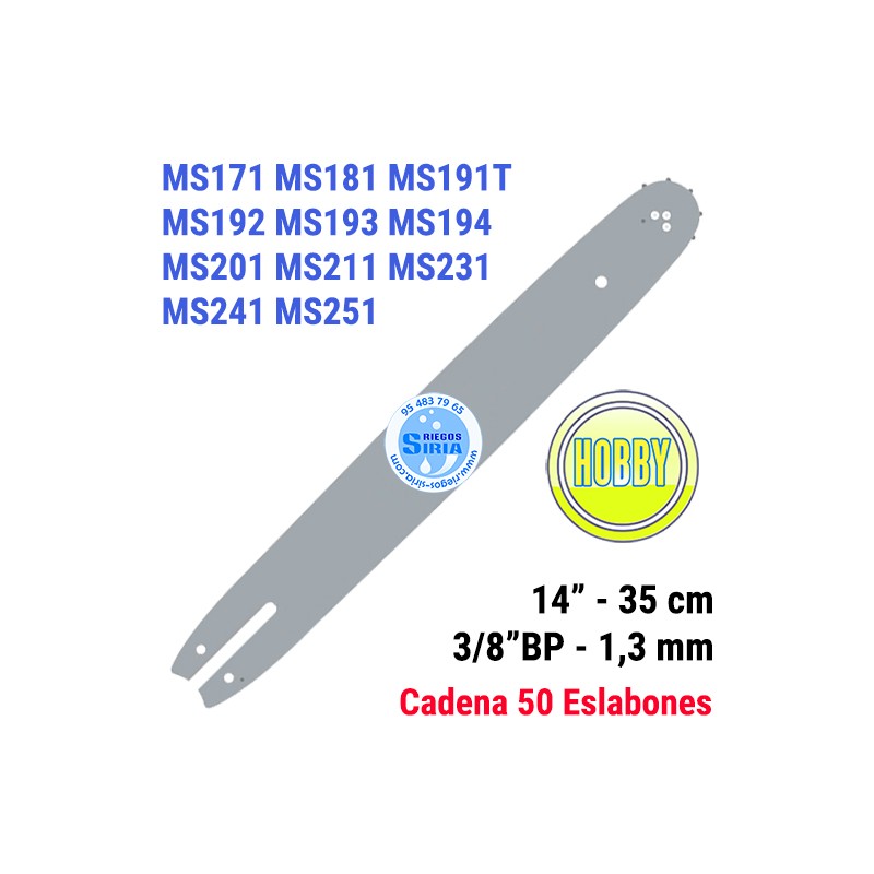 Cadena Motosierra Espada 40 Cm 3/8 PS3 1,3 mm Stihl