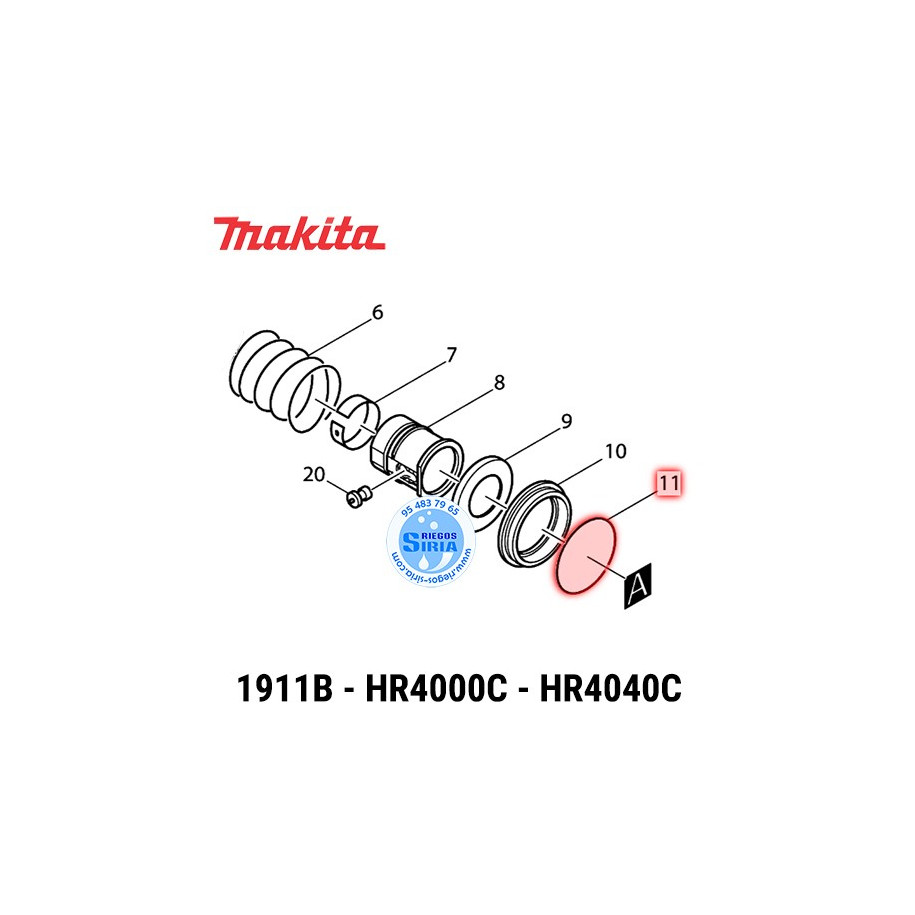 Junta Tórica 50 Original 1911B HR4000C HR4040C 213601-7