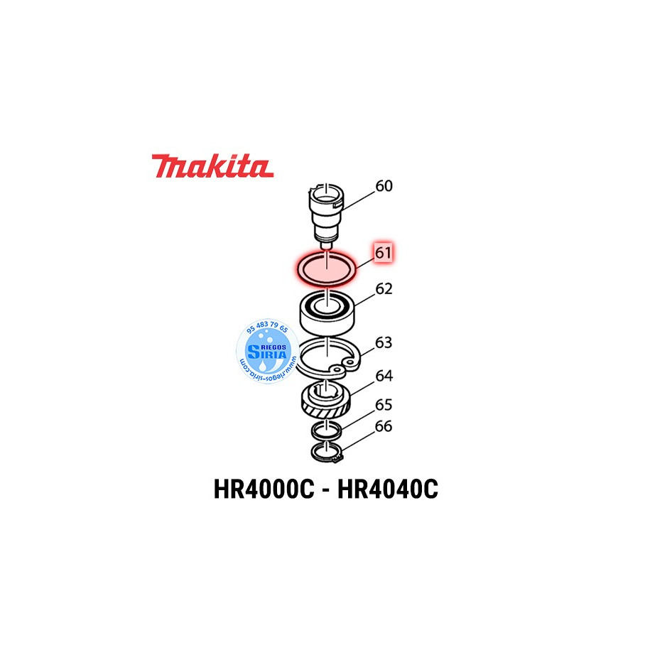 Arandela Plana 42 Original HR4000C HR4040C 267169-5