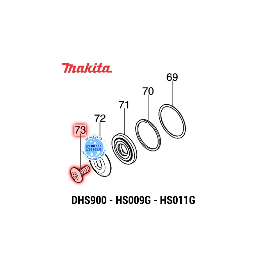 Tornillo M8 Original DHS009 HS009G HS011G 265A59-2