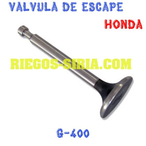 Válvula de Escape adaptable G400 000206