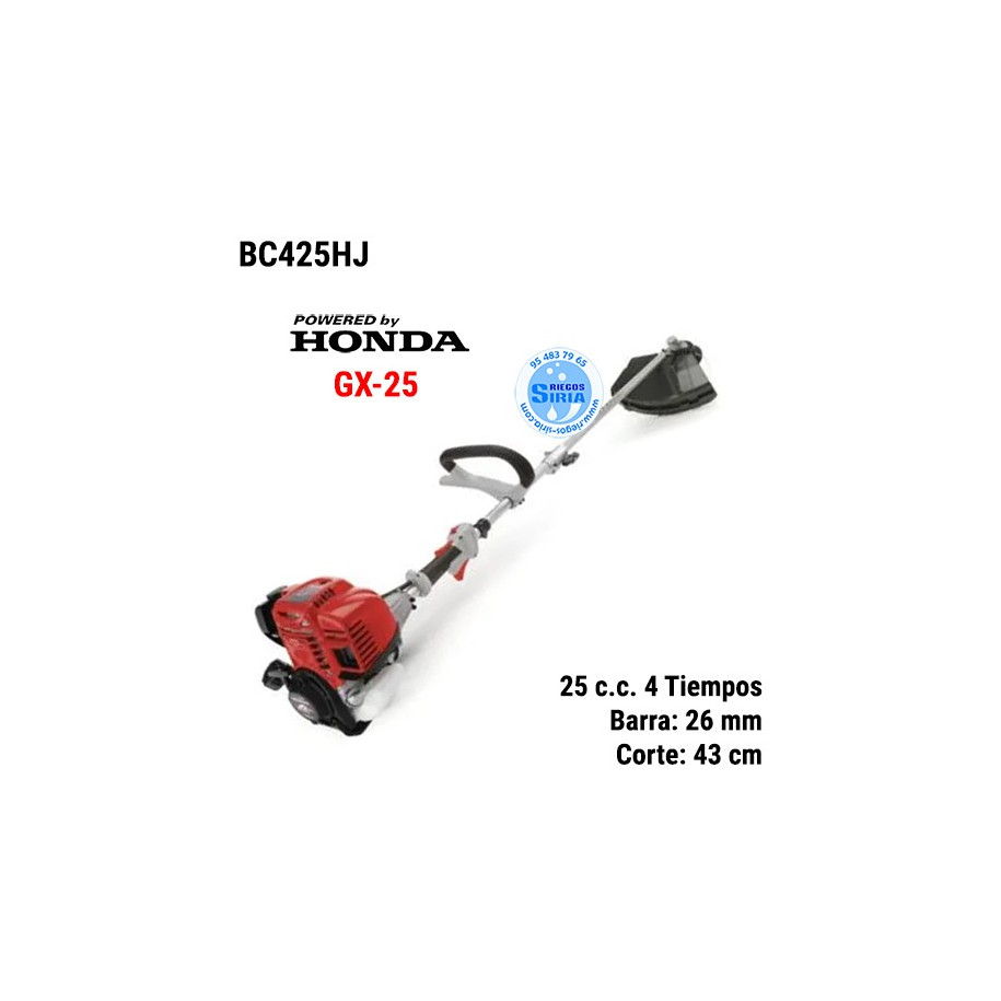 Desbrozadora 25,4 c.c. Asa 43cm BC425HJ Honda 281220003/21