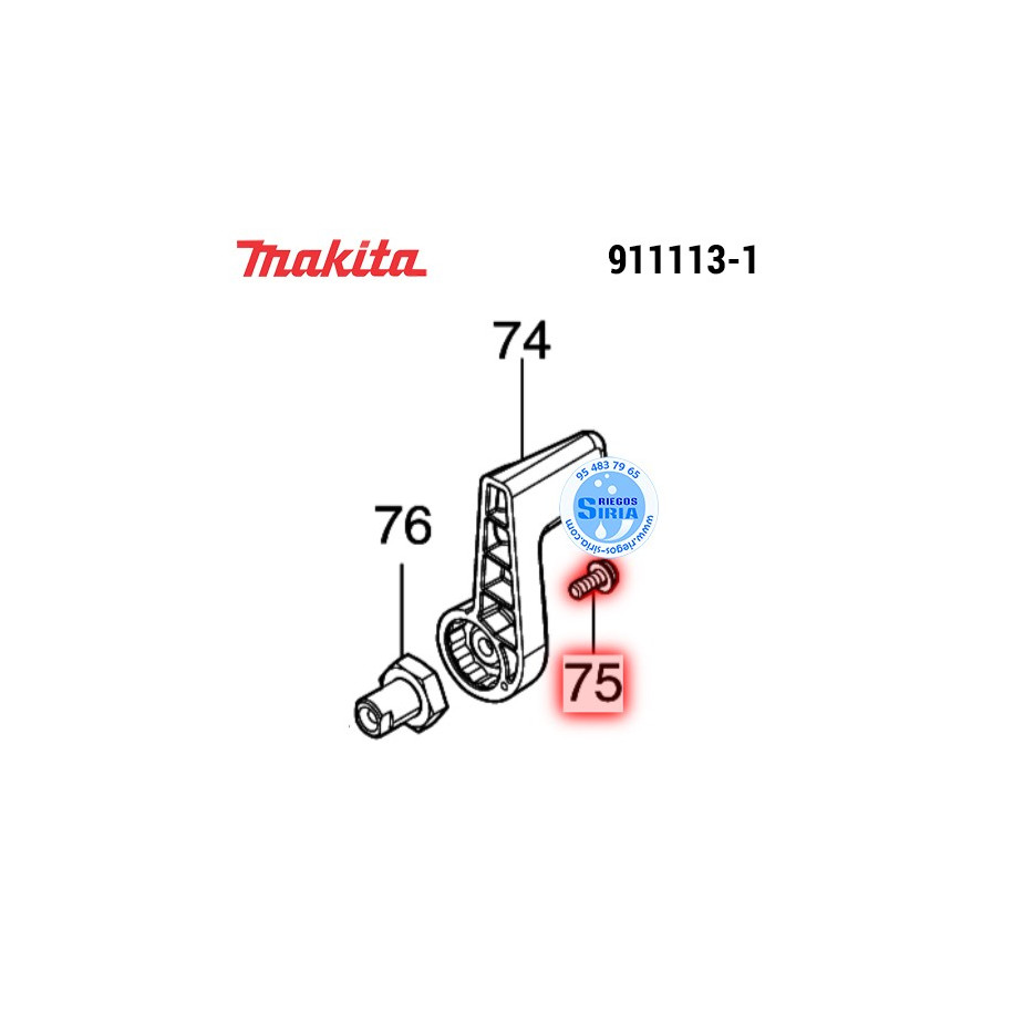 Tornillo M4x10 Original Makita 911113-1 911113-1