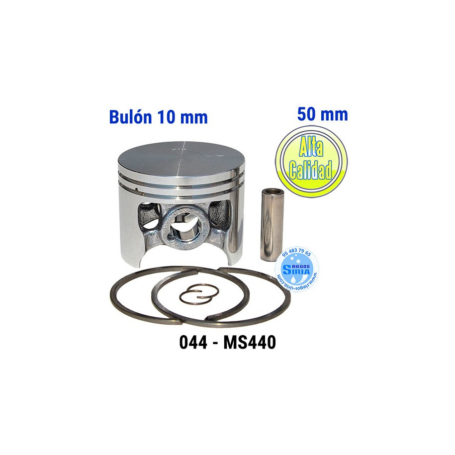 Pistón Completo compatible 044 MS440 50mm Bulón 10mm 020274