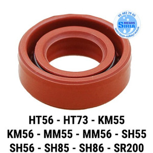 Retén Cigüeñal compatible HT56 HT73 KM55 KM56 MM55 MM56 SH55 SH56 SH85 SH86 SR200 020629