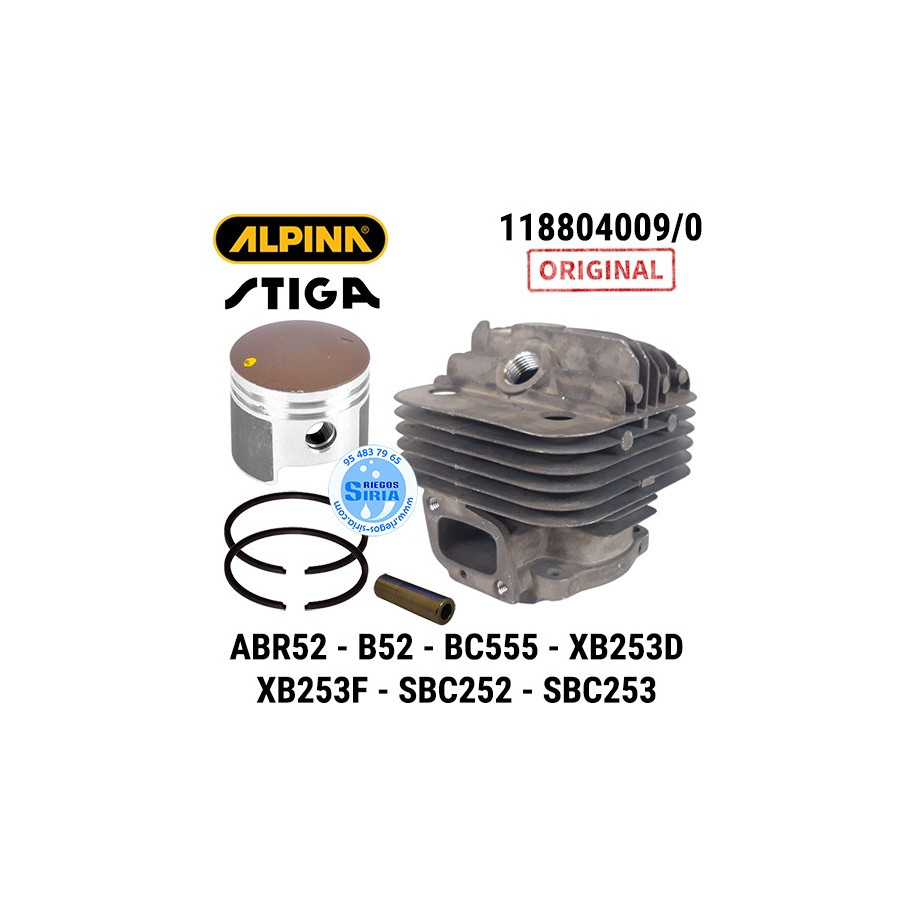 Cilindro Completo Original ABR52 ABR52D B52 B52D BC555B BC555R XB253D XB253F SBC252 SBC252D SBC252F SBC253D SBC253F 160308