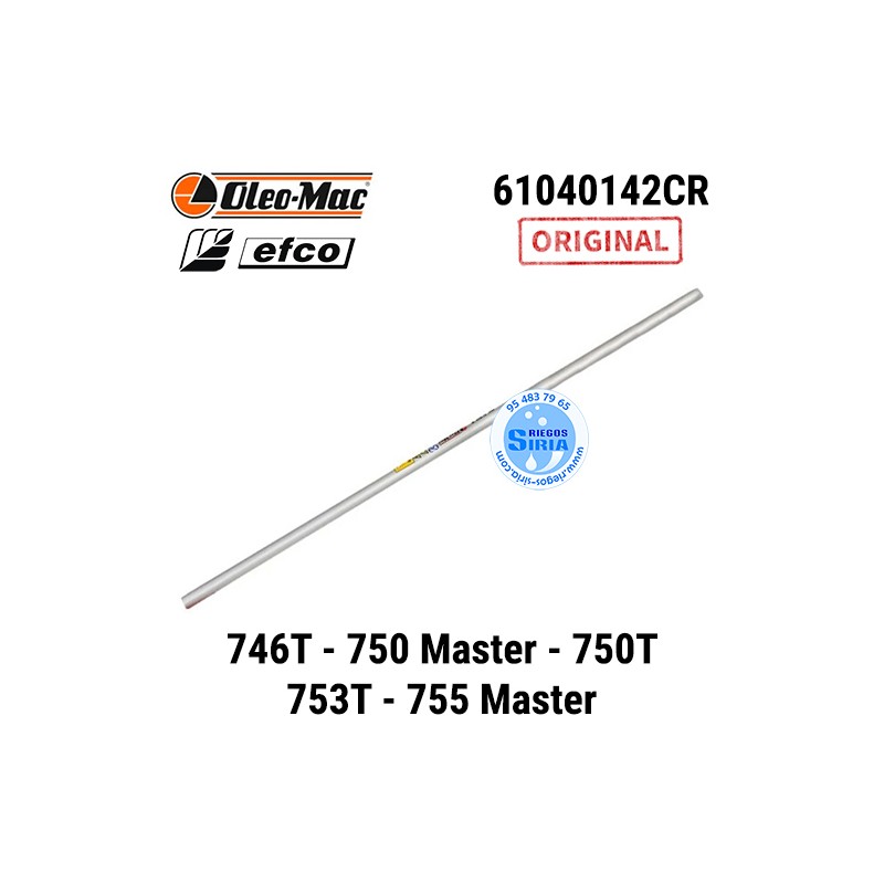 Tubo Transmisión Original 746T 750 Master 750T 753T 755 Master 130592