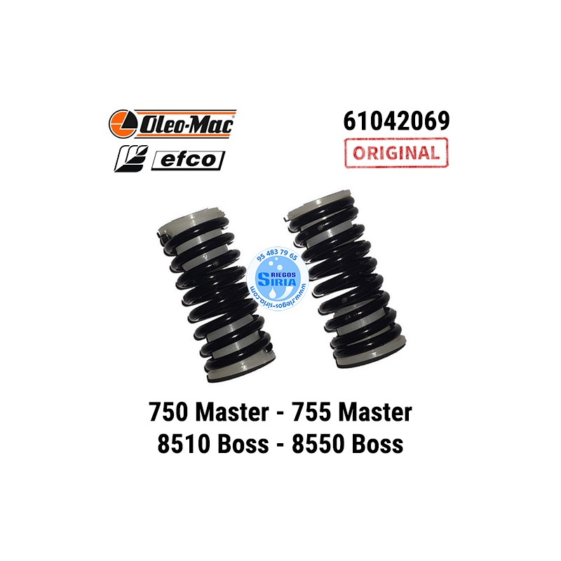 Juego Amortiguador Original 750 Master 755 Master 8510 Boss 8550 Boss 090359