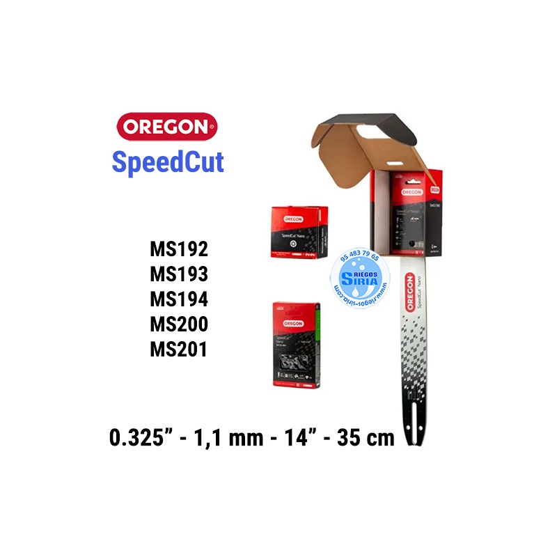 Kit Conversión SpeedCut Nano 0.325" 1,1mm 35cm MS192 MS193 MS194 MS200 MS201 120564