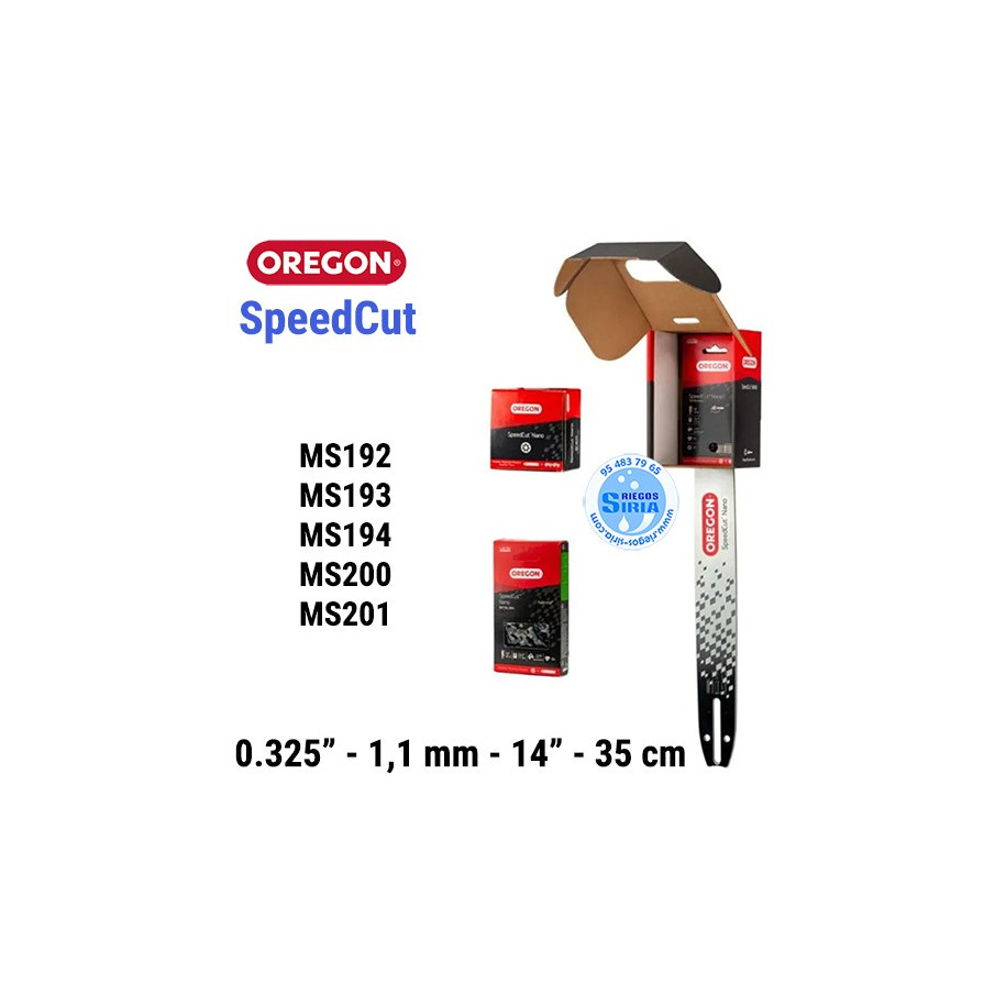 Kit Conversión SpeedCut Nano 0.325" 1,1mm 35cm MS192 MS193 MS194 MS200 MS201 120564