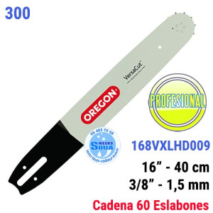 Espada Oregon 168VXLHD009 3/8" 1,5mm 40cm Mc Culloch 300 120646