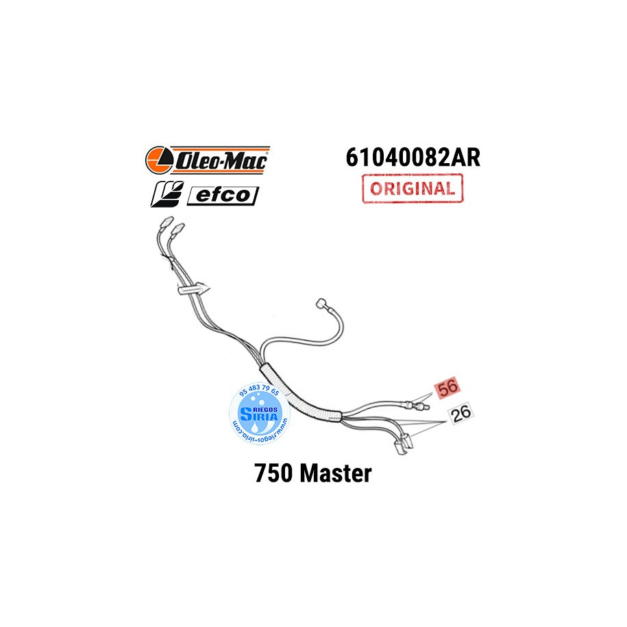 Cable de Acelerador Original 750 Master 1010mm 090149