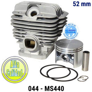 Cilindro Completo compatible 044 MS440 50mm Bulón 12mm 020109