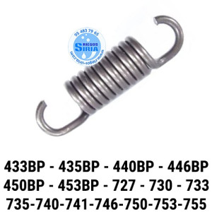 Muelle Embrague compatible 433BP 435BP 440BP 446BP 450BP 453BP 727 730 733 735 740 741 746 750 753 755 Master 090362