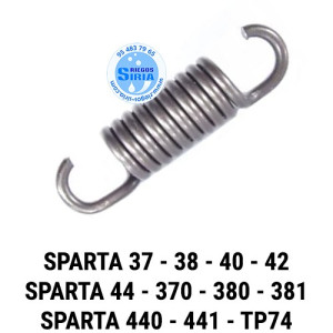 Muelle Embrague compatible Sparta37 Sparta38 Sparta40 Sparta42 Sparta44 Sparta370 Sparta380 Sparta381 Sparta440 Sparta441 TP7...