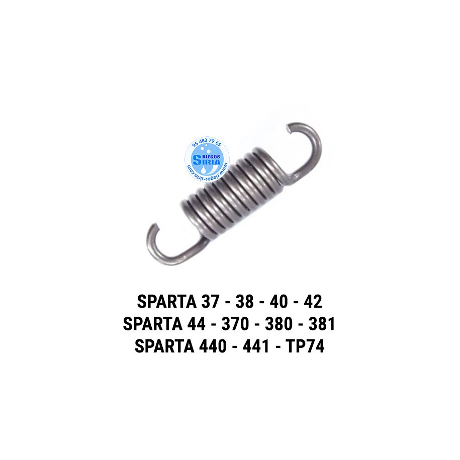 Muelle Embrague compatible Sparta37 Sparta38 Sparta40 Sparta42 Sparta44 Sparta370 Sparta380 Sparta381 Sparta440 Sparta441 TP7...